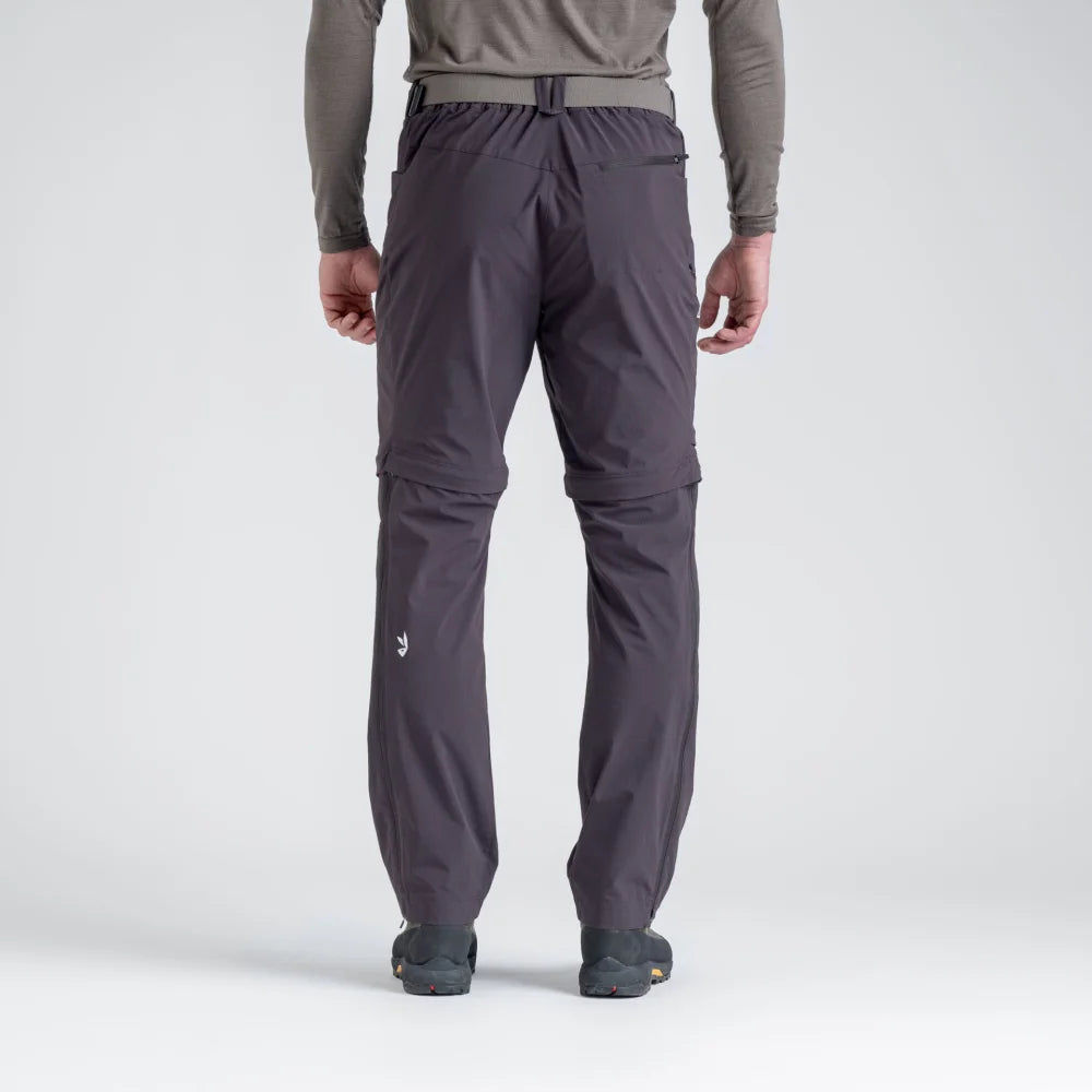 Pado Men's Zip-Off Pants, boja Espresso