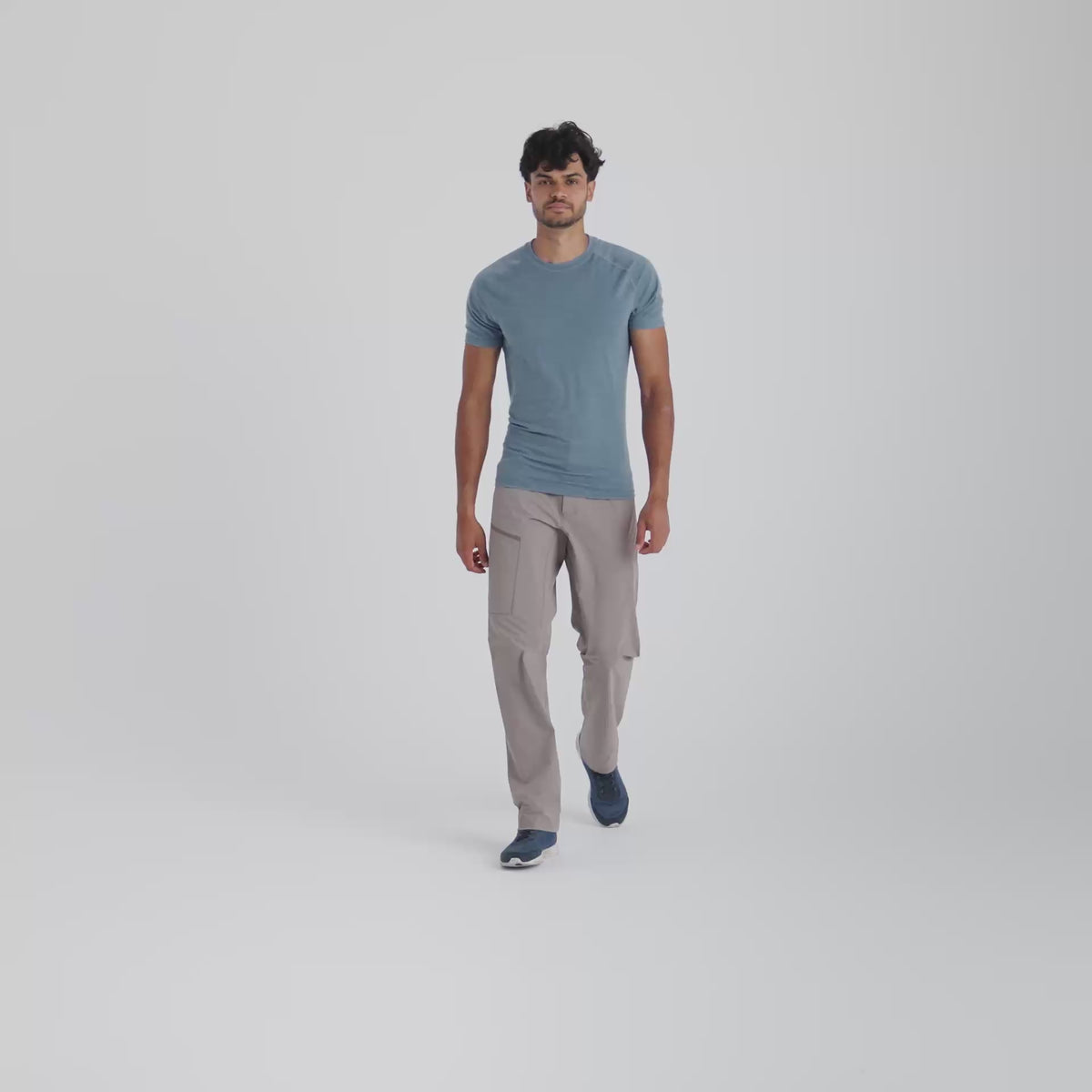 Senti Men's Merino T-shirt — Decadent Red