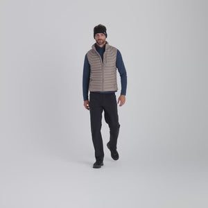 Nubaro Men's Insulated Vest — Black