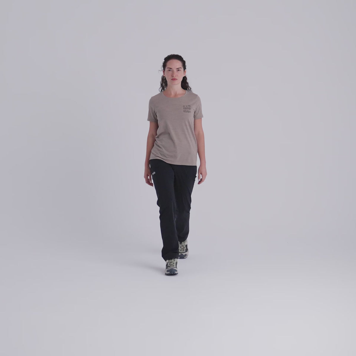 Kora Women's Merino T-shirt — Beige