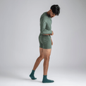 Senti Men's Merino Boxer Briefs, boja Dark Navy