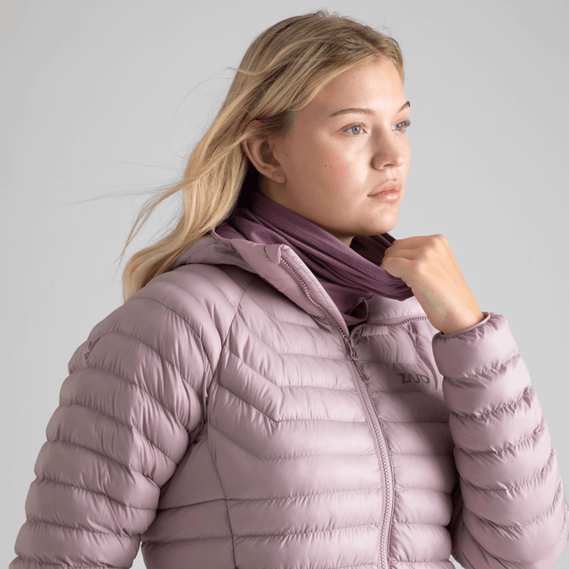 Senti Merino Neckwarmer — Lila Haze
