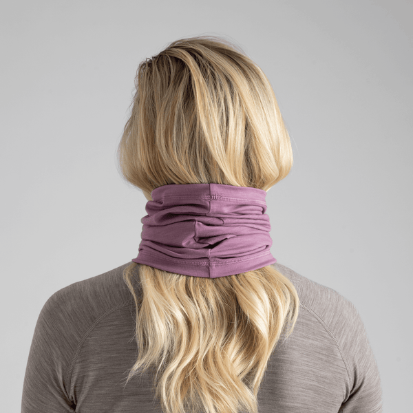 Senti Merino Neckwarmer — Lila Haze
