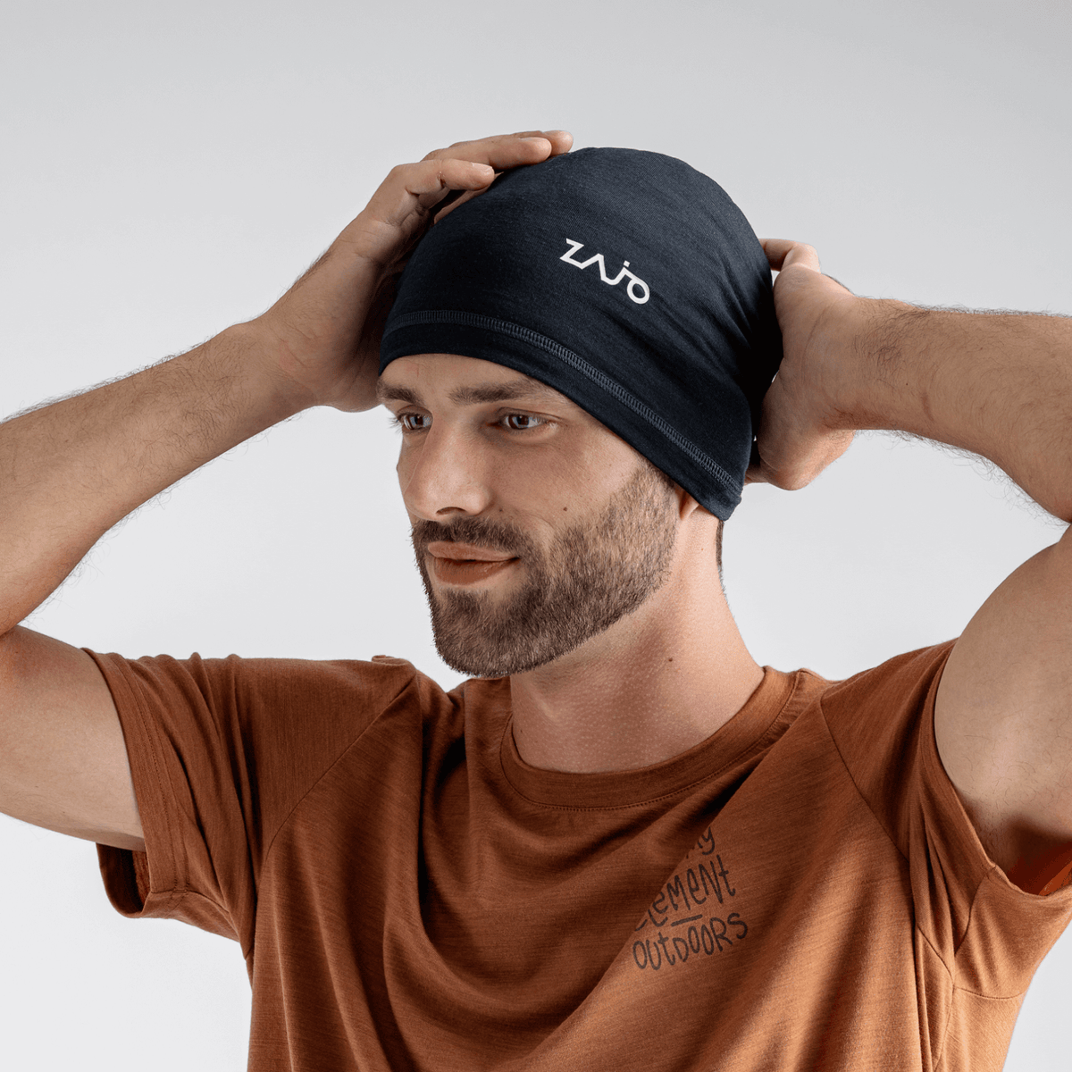 Senti Merino Neckwarmer — Black Olive
