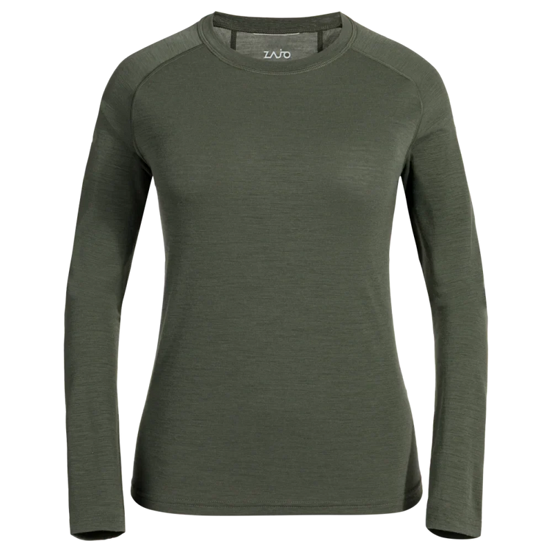 Senti Women's Merino Longsleeve — Thyme Green