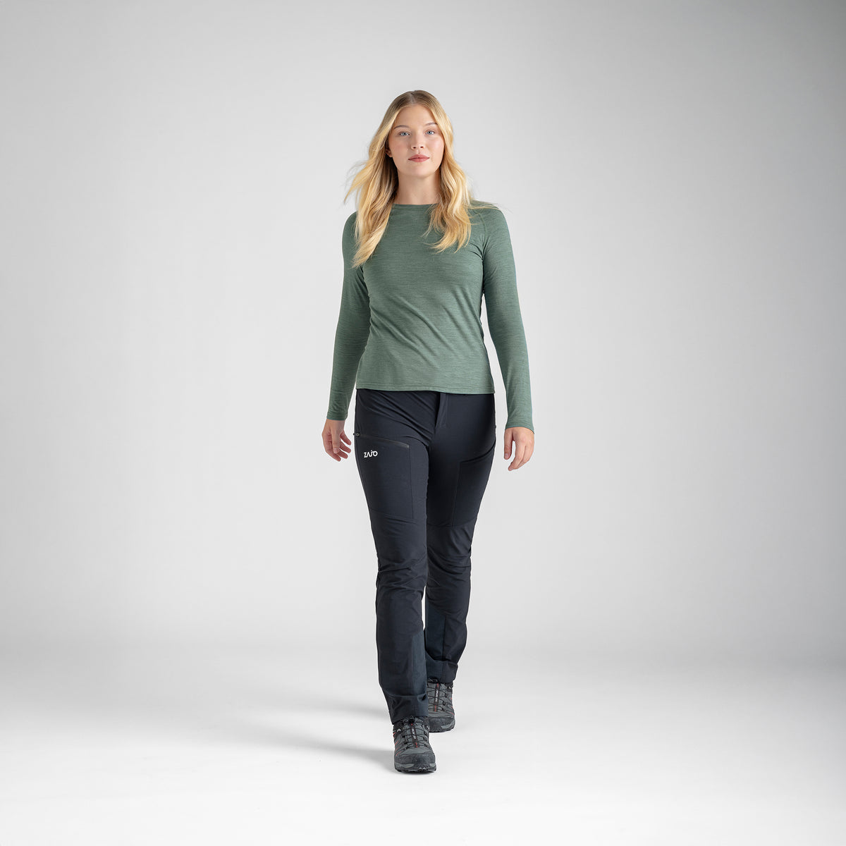 Senti Women's Merino Longsleeve, boja Purple