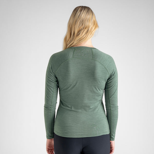 Senti Women's Merino Longsleeve, boja Dove Grey