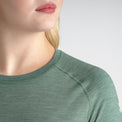 Senti Women's Merino Longsleeve, boja Thyme Green