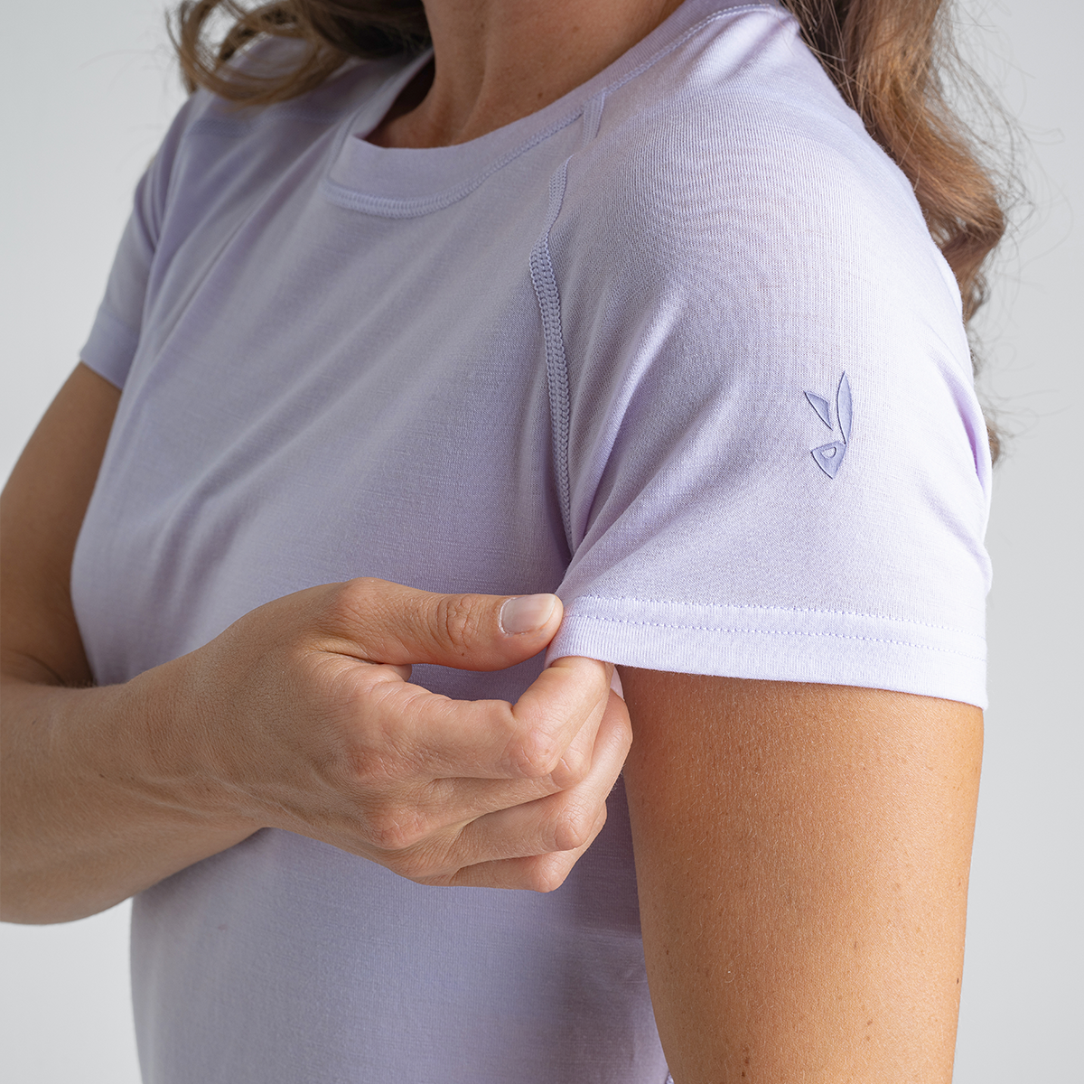 Senti Women's Merino T-shirt — Lila Haze