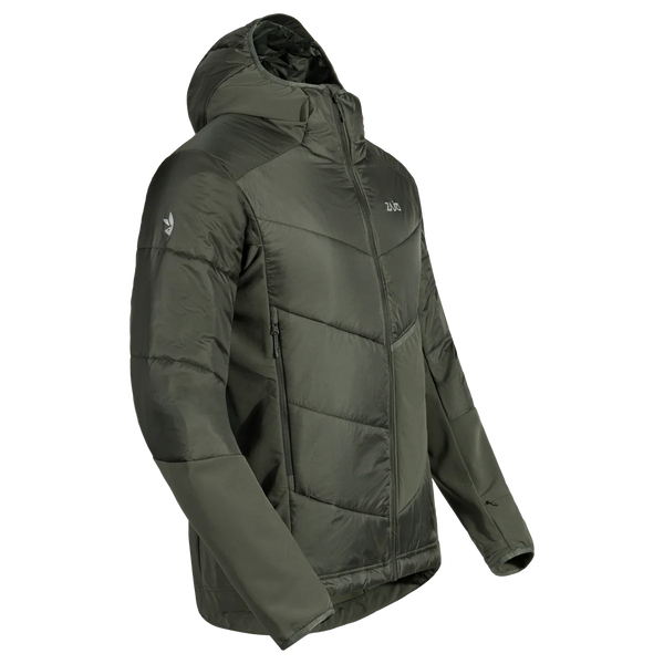 Spiro Men's Insulated Hybrid Jacket — Thyme Green