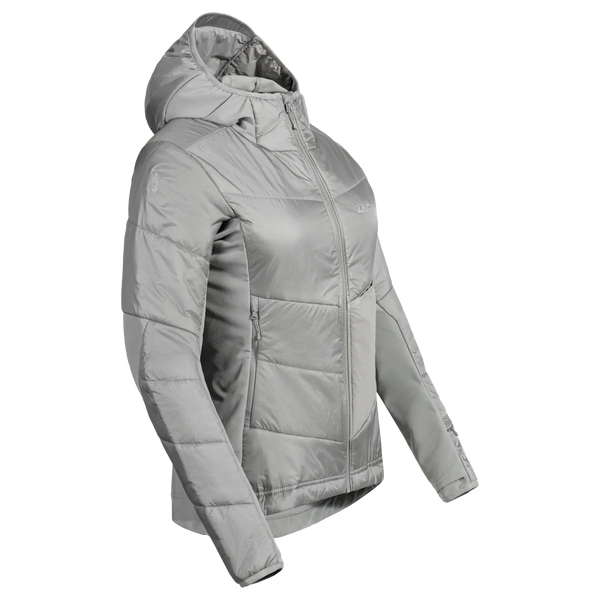 Spiro Women's Insulated Hybrid Jacket — Dove Grey