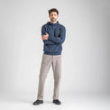 Vespero Men's Merino Hoodie, boja Navy